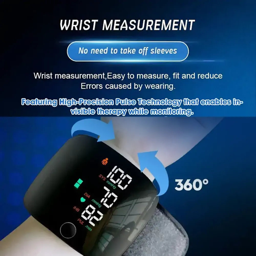 Comauo® Dual Pulse BP Monitor: The Only Blood Pressure Device That Heals While It Reads.