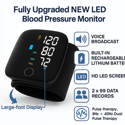 Comauo® Dual Pulse BP Monitor: The Only Blood Pressure Device That Heals While It Reads.