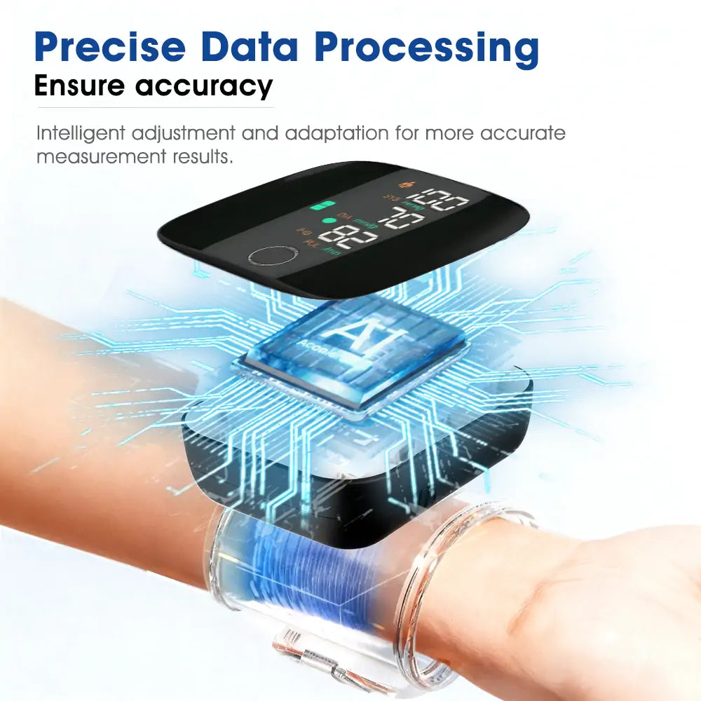 Comauo® Dual Pulse BP Monitor: The Only Blood Pressure Device That Heals While It Reads.